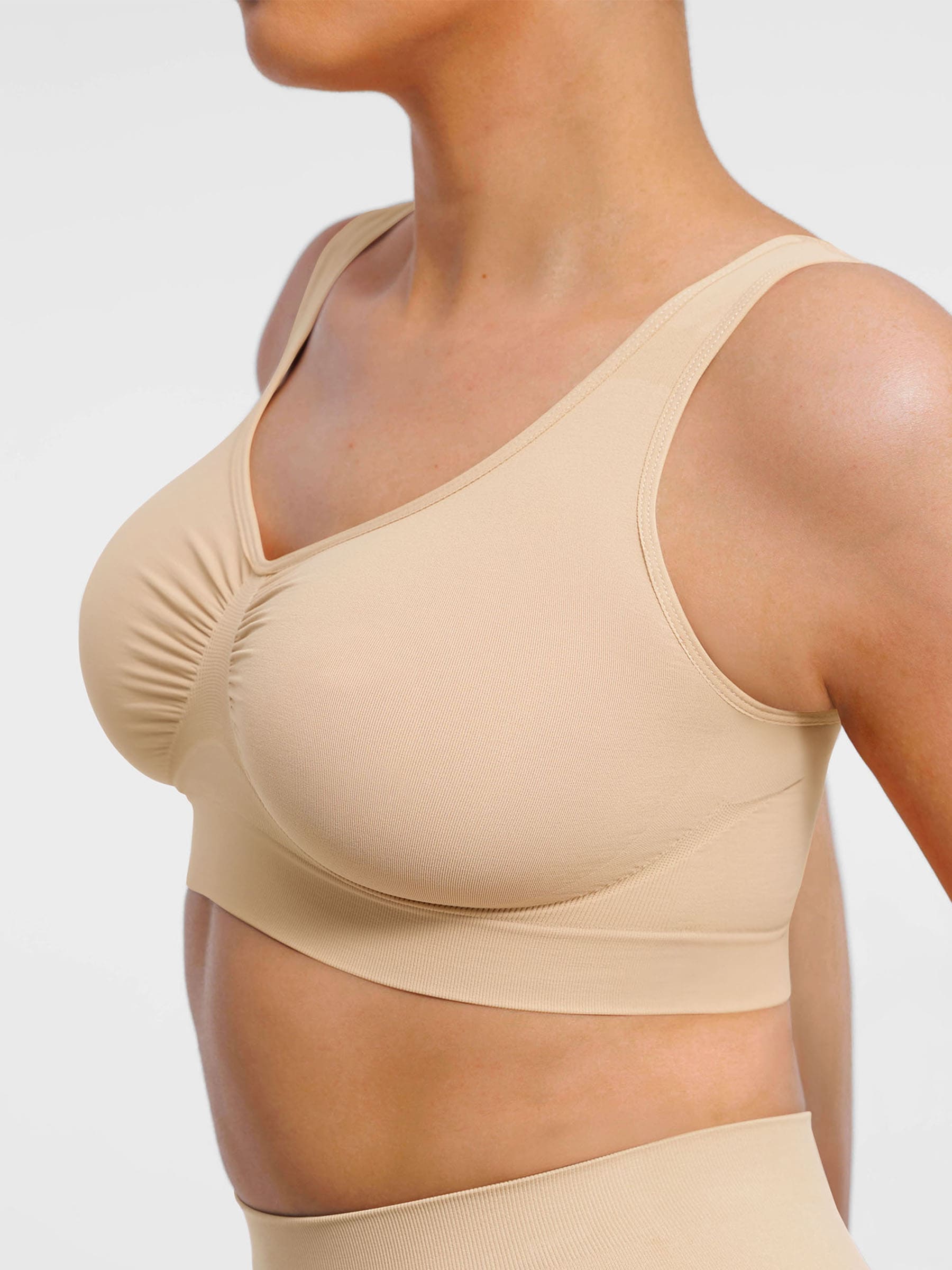 HeyCurve|Seamless Wide Straps Everyday Bra