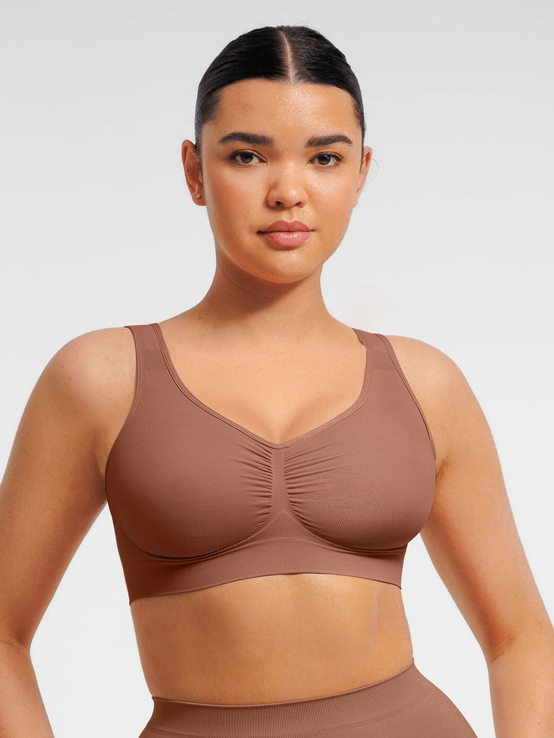 HeyCurve|Seamless Wide Straps Everyday Bra