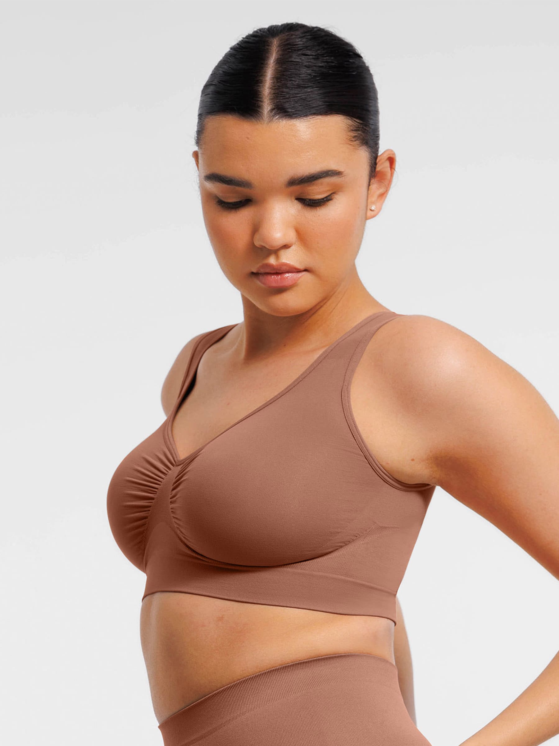 HeyCurve|Seamless Wide Straps Everyday Bra