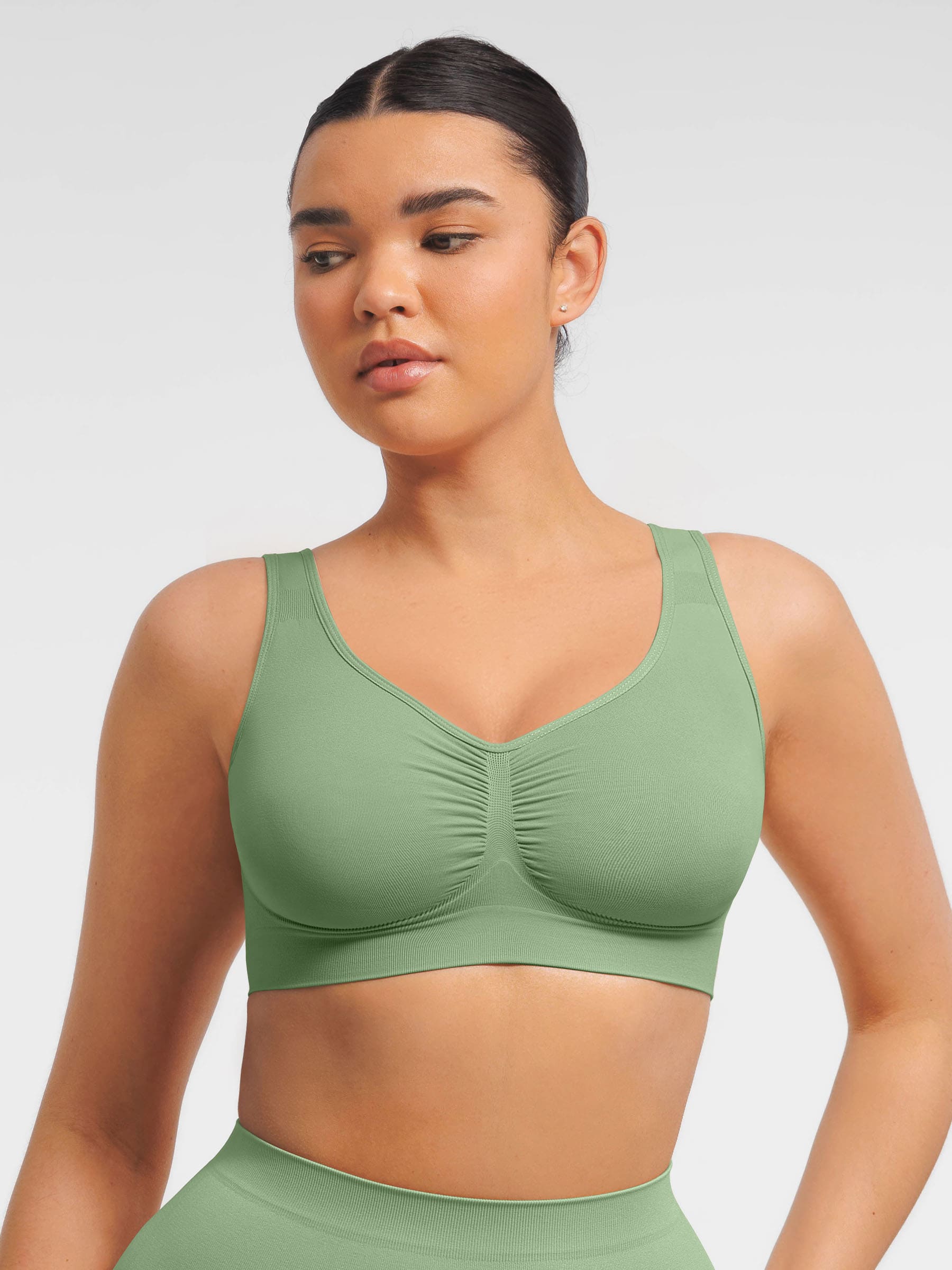 HeyCurve|Seamless Wide Straps Everyday Bra