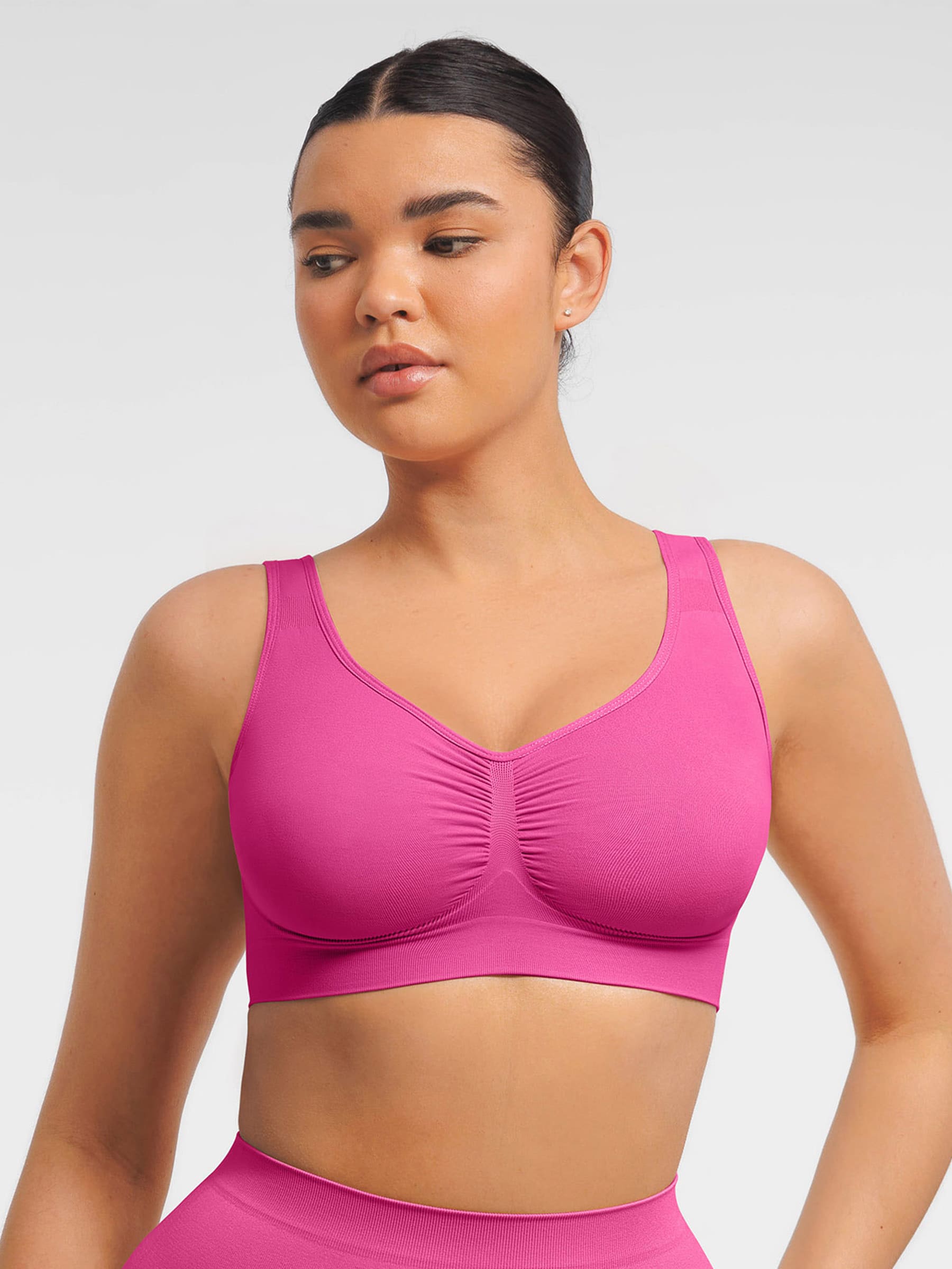 HeyCurve|Seamless Wide Straps Everyday Bra