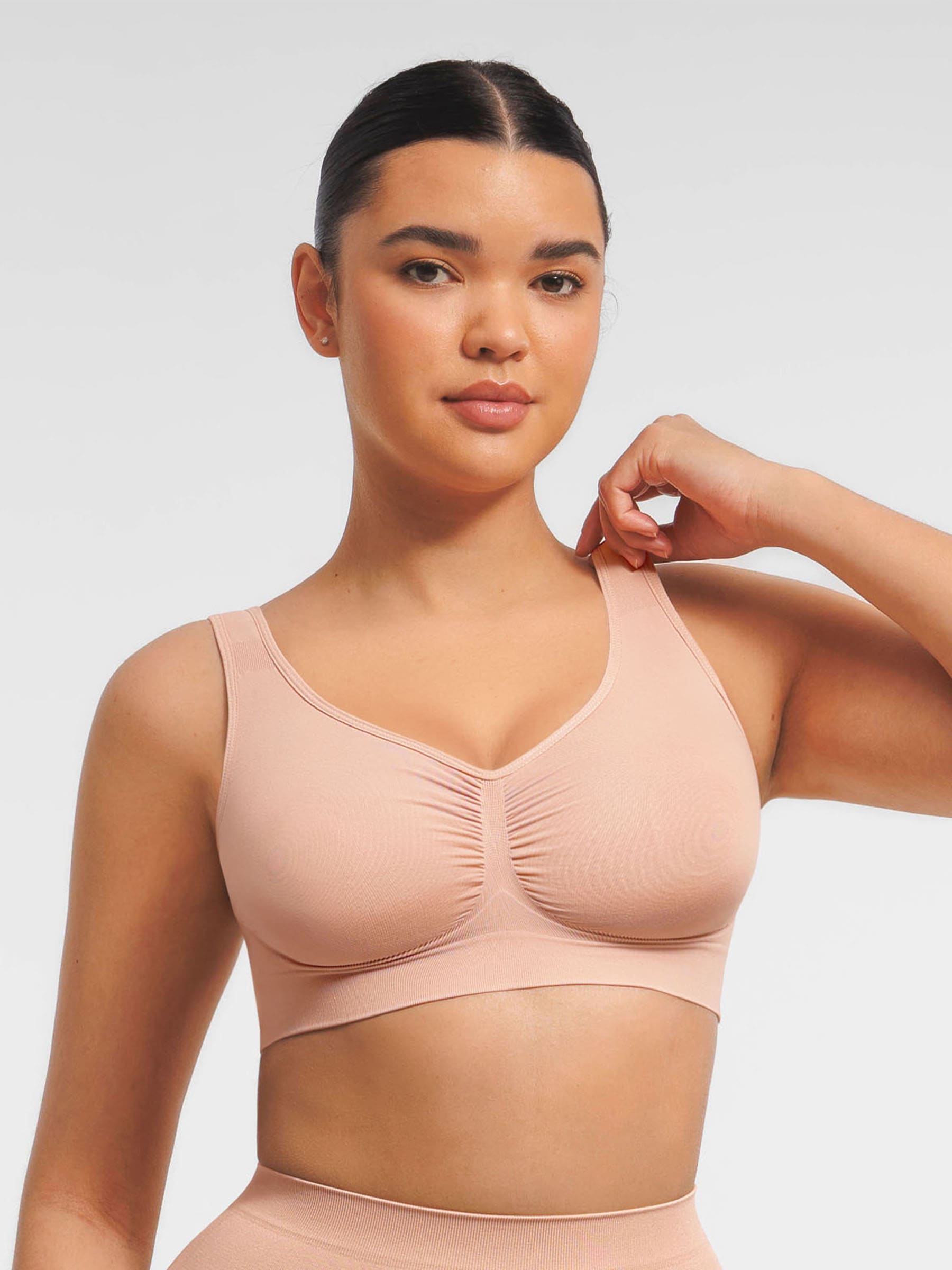 HeyCurve|Seamless Wide Straps Everyday Bra