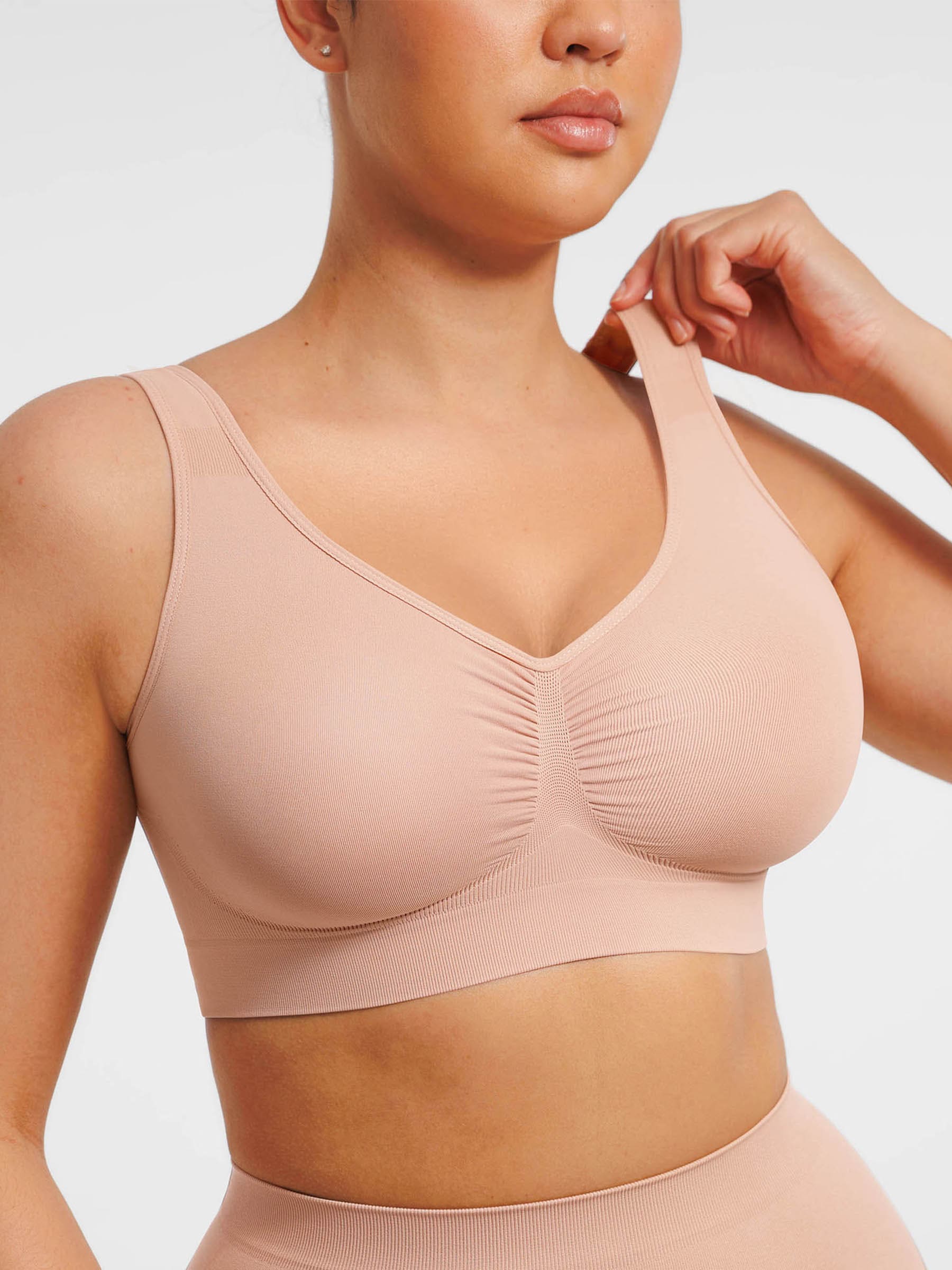 HeyCurve|Seamless Wide Straps Everyday Bra