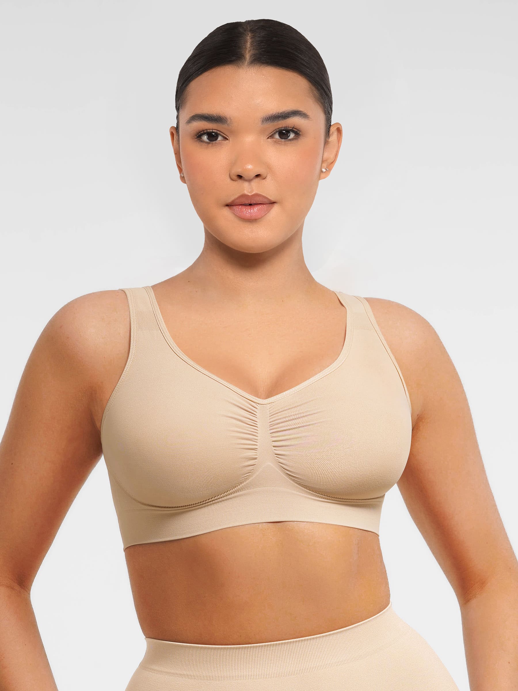 HeyCurve|Seamless Wide Straps Everyday Bra
