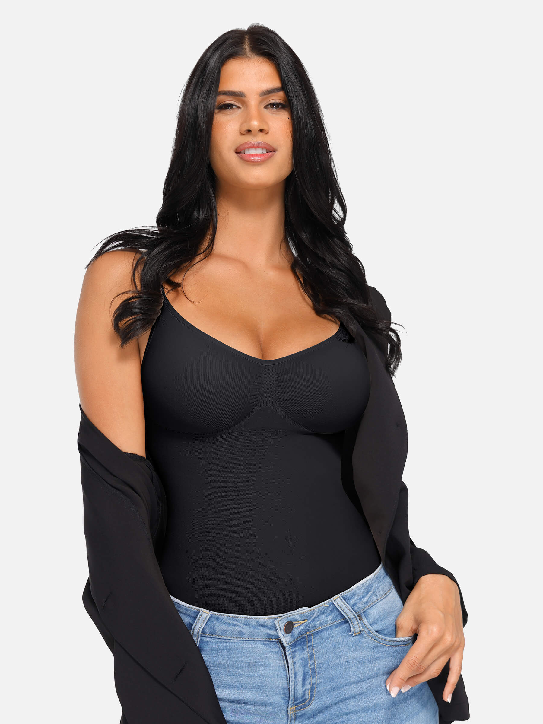 Hey Curve| Byststöd Midja och Buk Kontroll Formande Tanktop Vest
