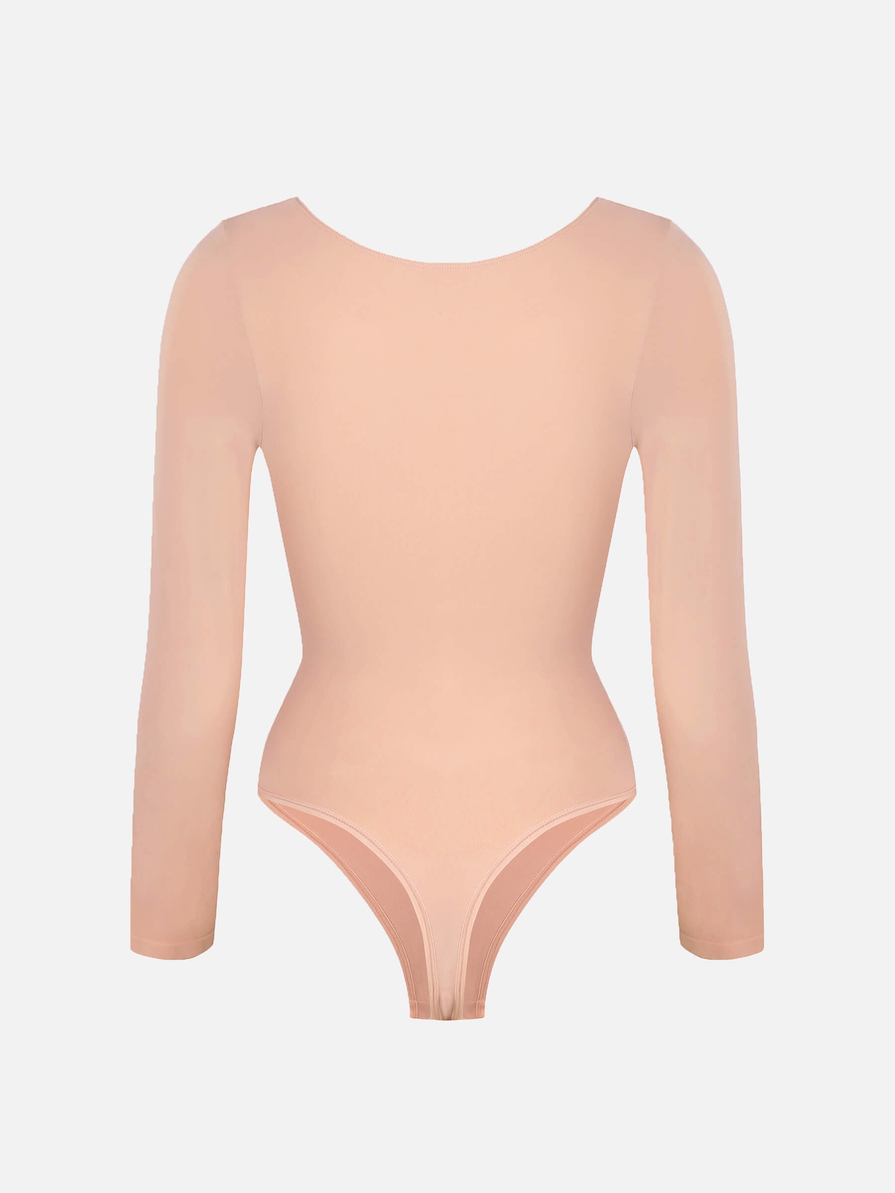 Hey Curve| Sömlös långärmad bröststöd magekontroll tanga bodysuit