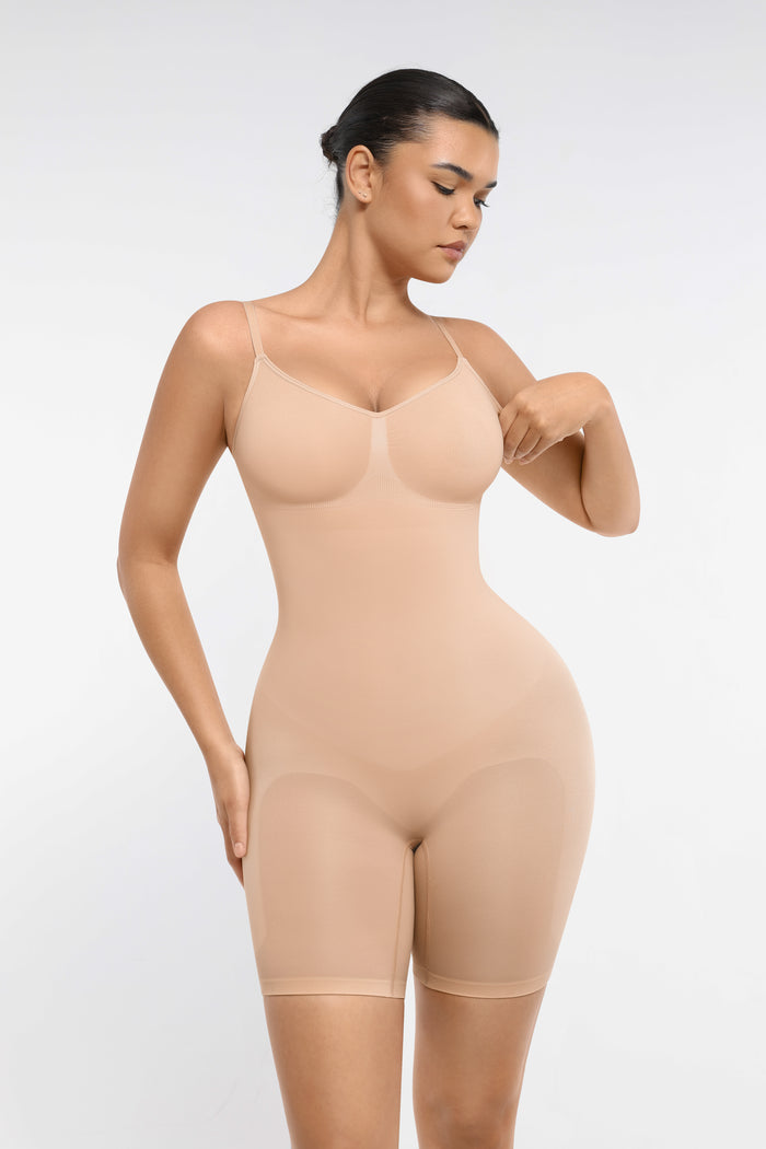 HeyCurve| Closed Back Thigh Bodysuit