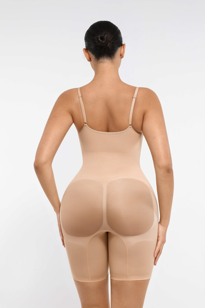 HeyCurve| Closed Back Thigh Bodysuit