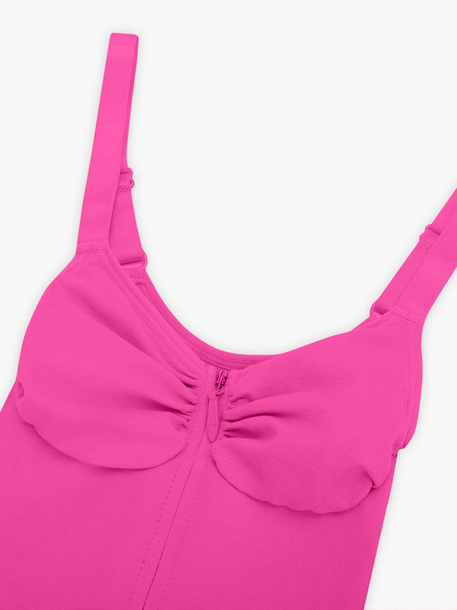 HeyCurve| Sømløs plunge bryststøtte bodysuit med clips indeni