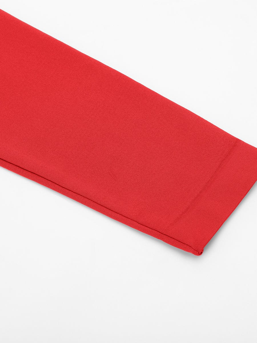 HeyCurve| Sømløs rundhals skulpturerende talje og trykknap skridt trusser bodystocking