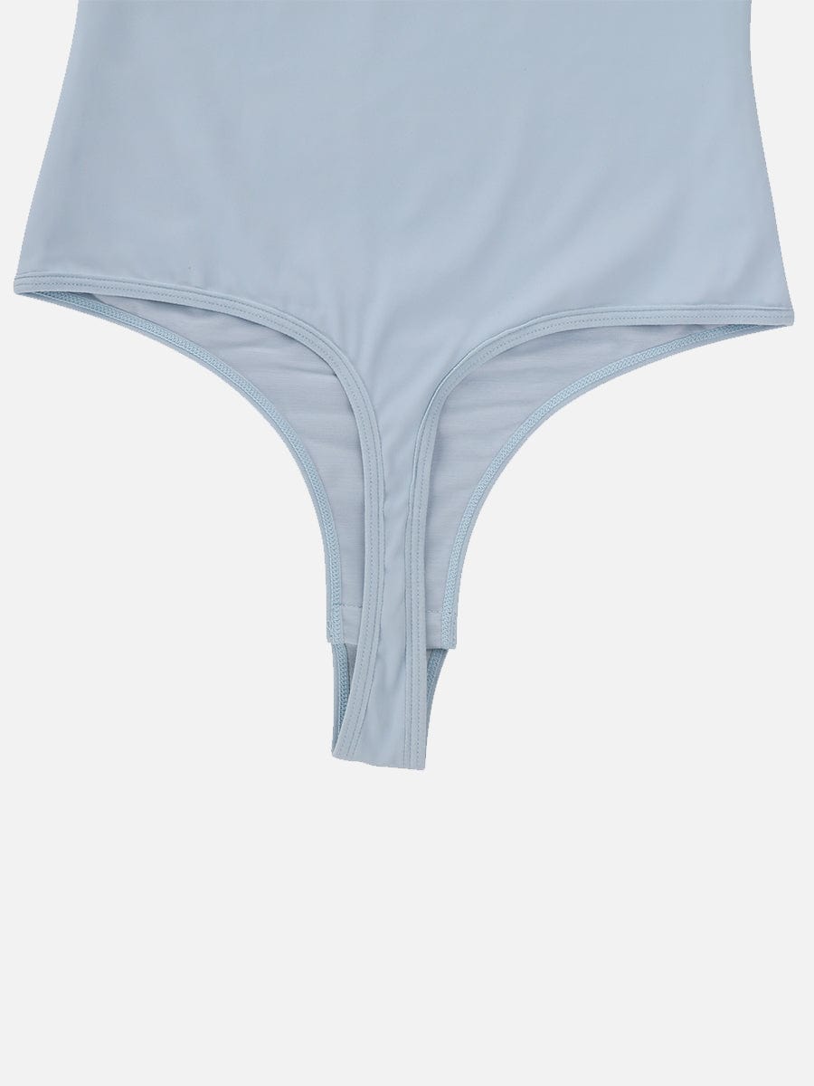 HeyCurve| Square-hals Kortærmet Mavekontrol Body