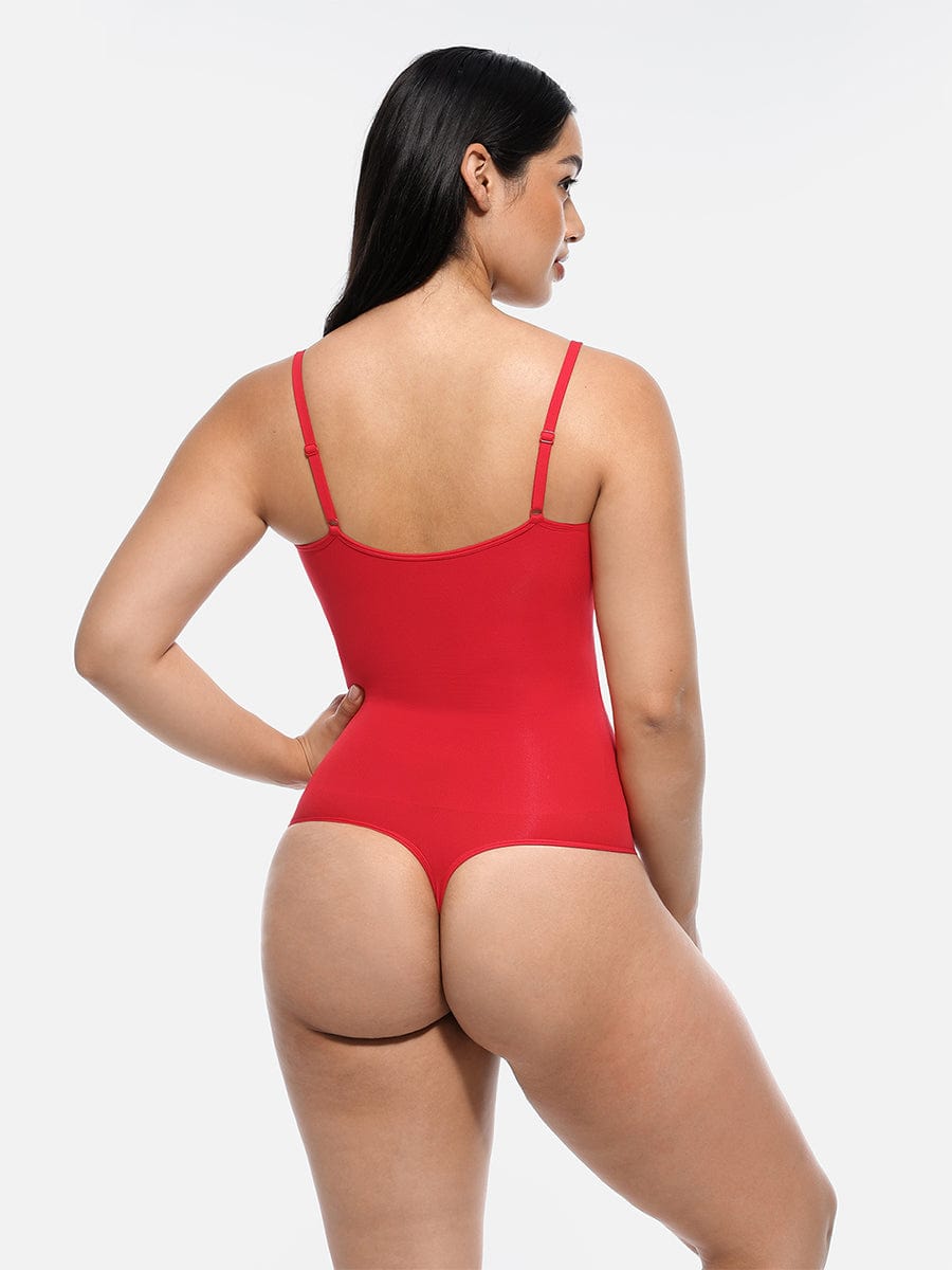 HeyCurve| Sømløs skulptur dækket buste jumpsuit g-streng bodysuit