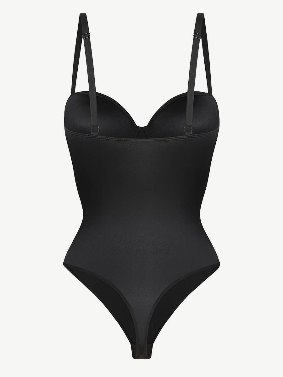 HeyCurve| Skålformet stropløs bh-fri bodysuit shapewear