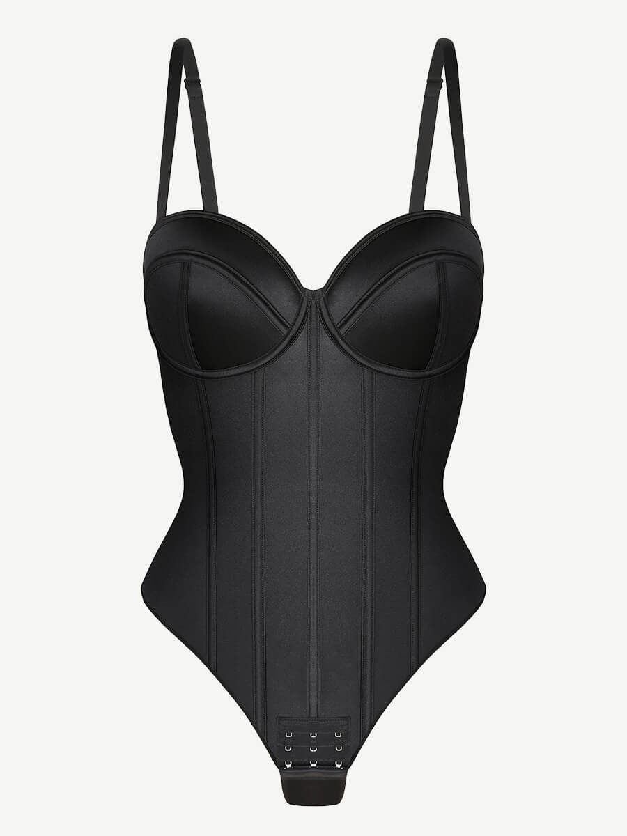 HeyCurve| Skålformet stropløs bh-fri bodysuit shapewear