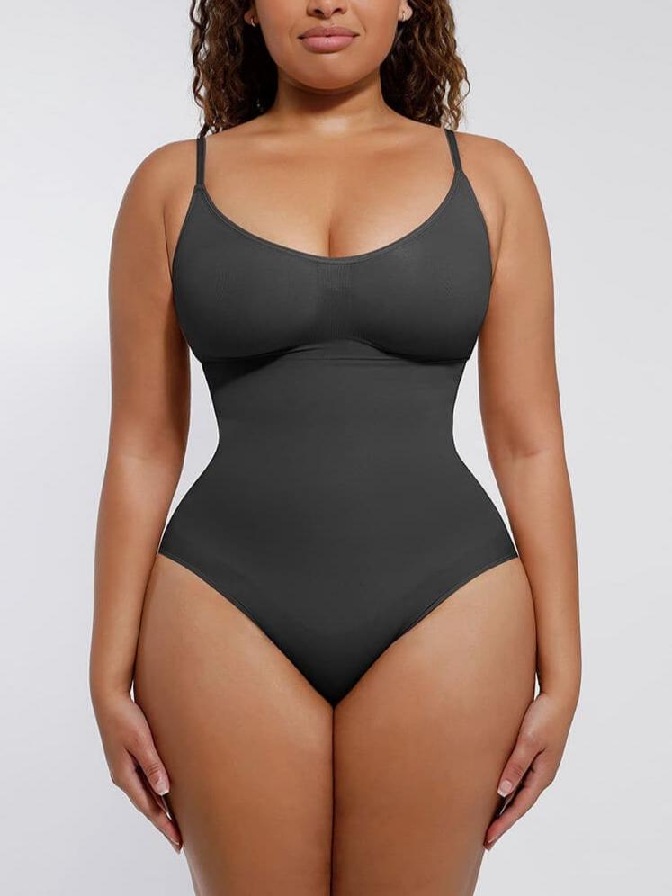 HeyCurve| Sømløs skulptur dækket buste jumpsuit g-streng bodysuit