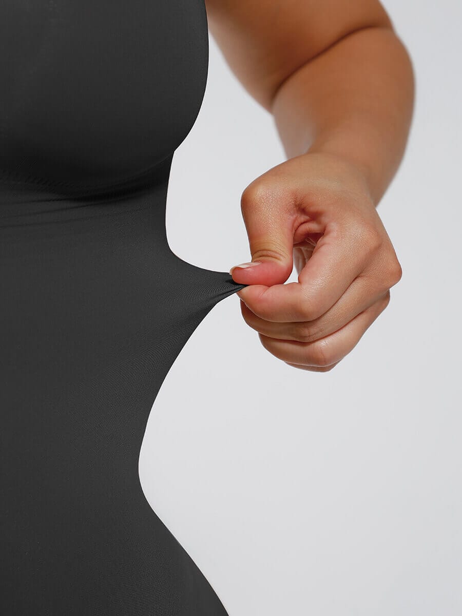 HeyCurve| Sømløs skulptur dækket buste jumpsuit g-streng bodysuit