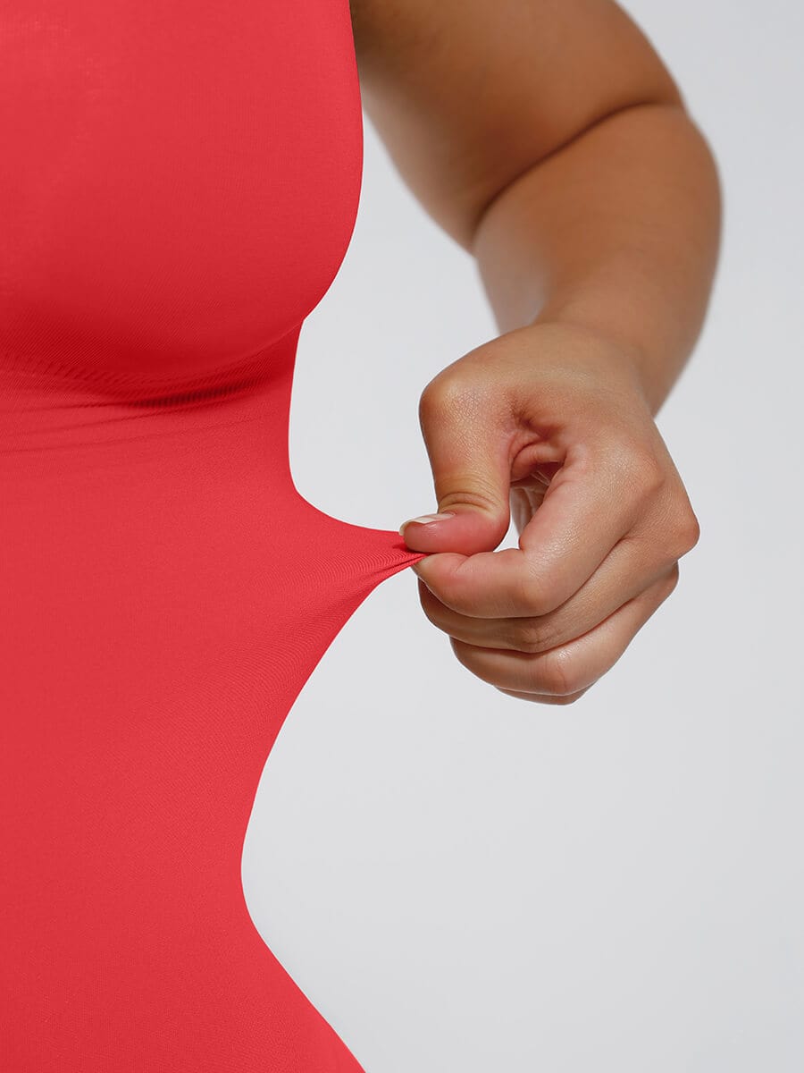 HeyCurve| Sømløs skulptur dækket buste jumpsuit g-streng bodysuit