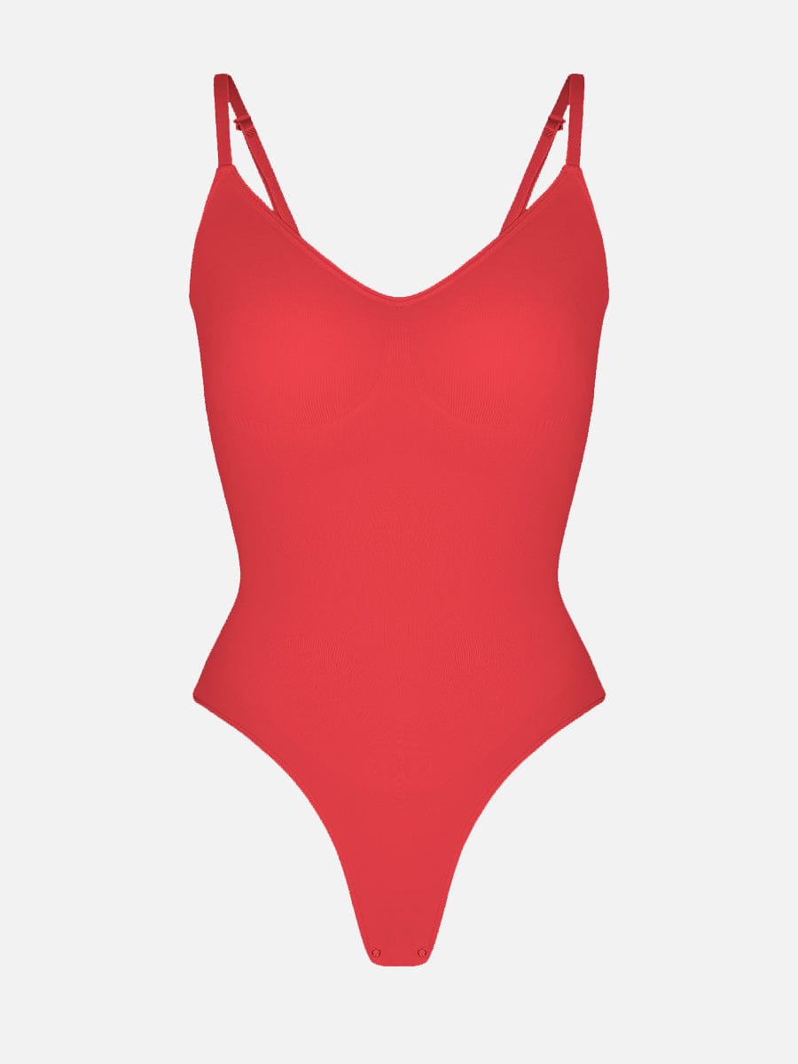 HeyCurve| Sømløs skulptur dækket buste jumpsuit g-streng bodysuit